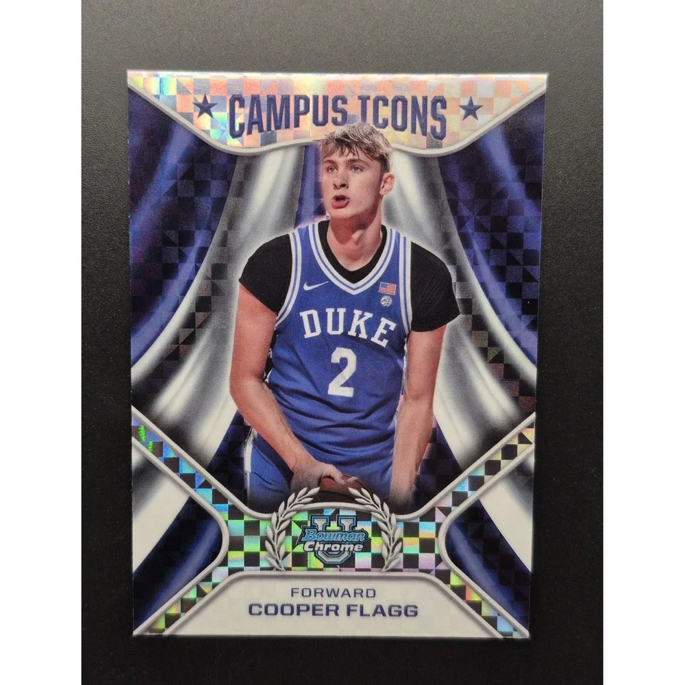 2025 Bowman U Chrome Cooper Flagg #CI-1 Campus Icons X-Fractor Duke Mavericks